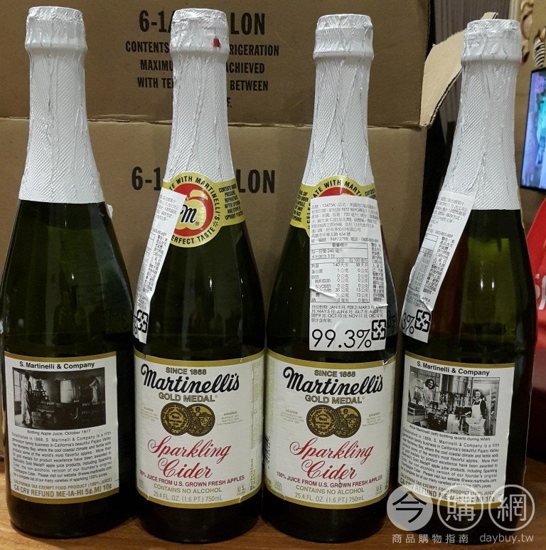 Costco好市多martinelli 氣泡蘋果汁 134756 Costco好市多商品經驗老實說