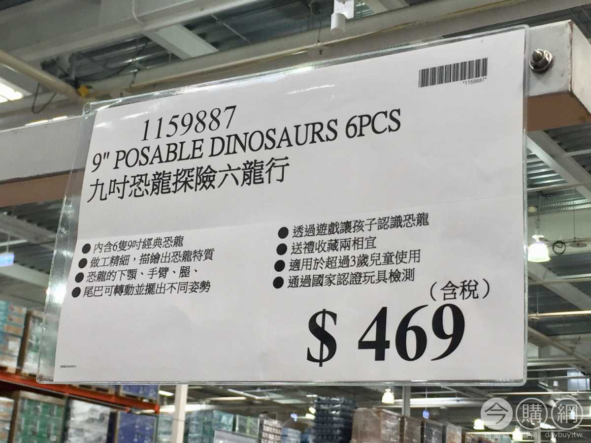 九吋恐龍探險六龍行 1159887 Costco好市多商品經驗老實說