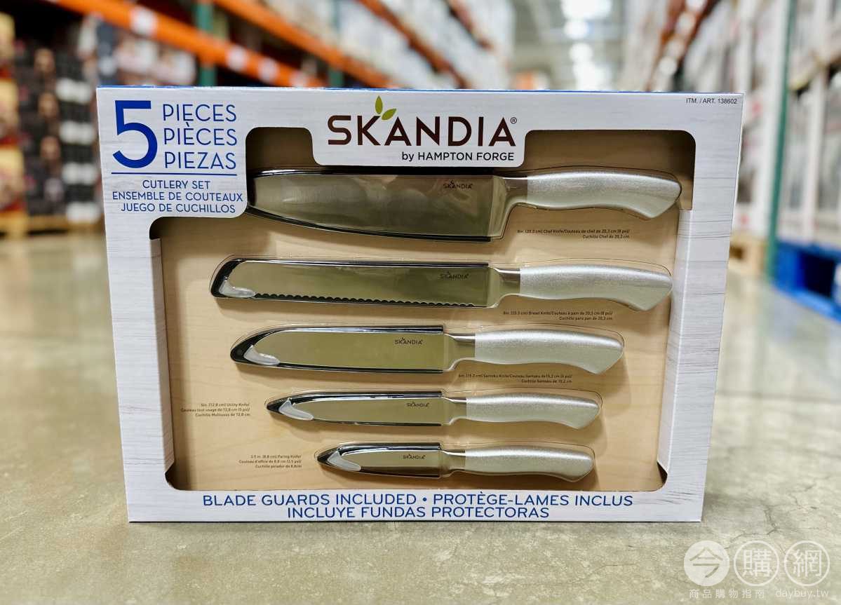 Costco好市多 SKANDIA 不鏽鋼刀具5件組 138602 