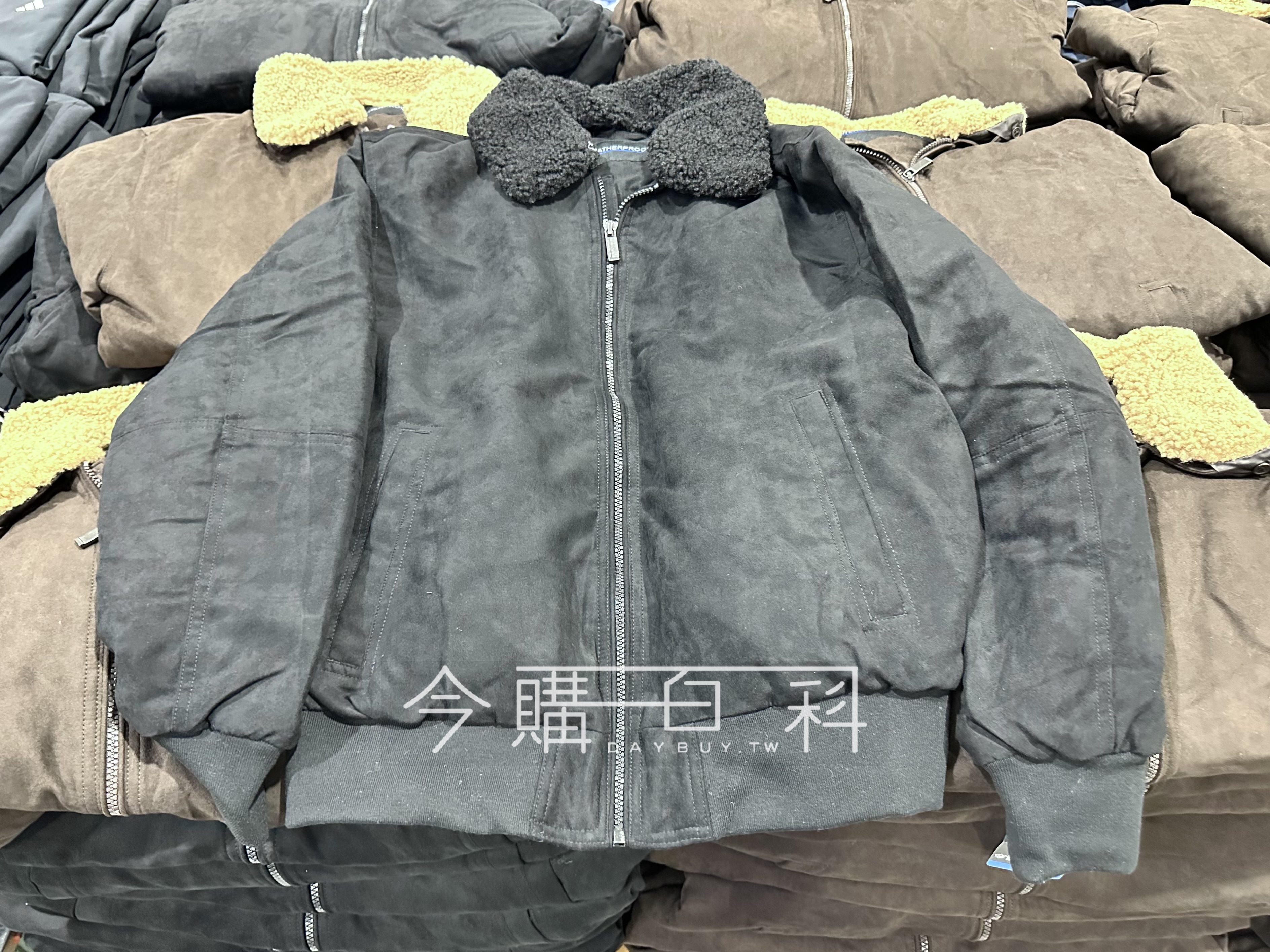 Costco好市多WEATHERPROOF 男飛行員麂皮外套#139531 - 今購百科Daybuy.tw