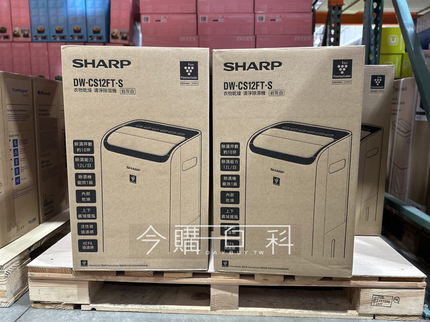 SHARP 夏普清淨除濕機12公升 DW-CS12FT-S 能效一級 #145470