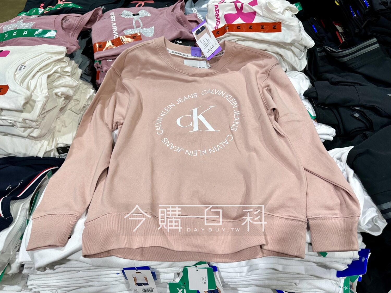 CALVIN KLEIN 女長袖圓領上衣 #142413