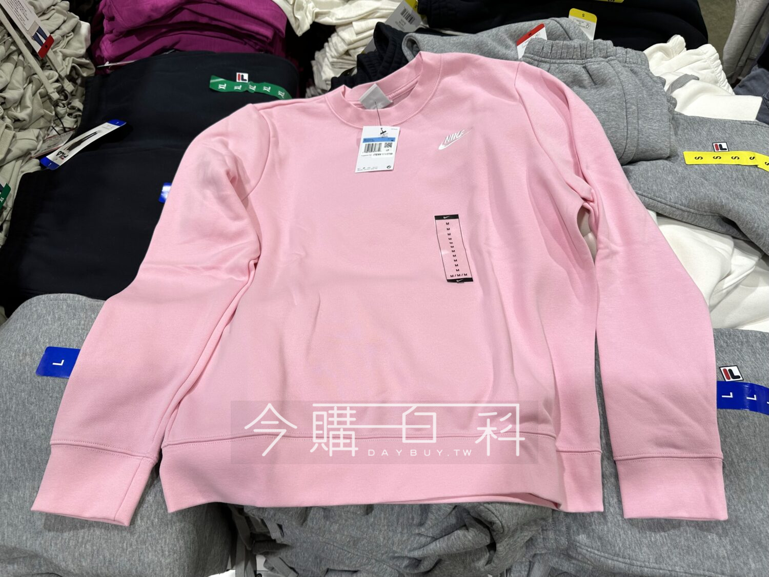 NIKE 女圓領長袖上衣 #1763739