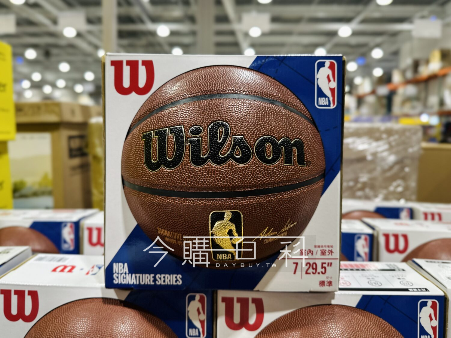 WILSON NBA 威爾森紀念金獎盃七號籃球 SIGNATURE系列7 #1772891